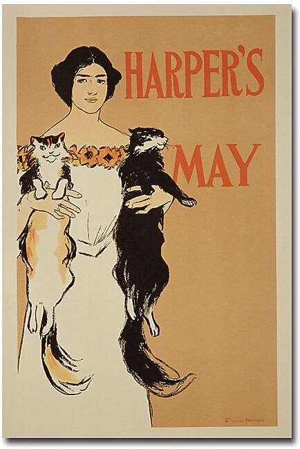 Trademark Global Edward Penfield "Harper's Magazine May 1897" Canvas Art, 24" x 16"