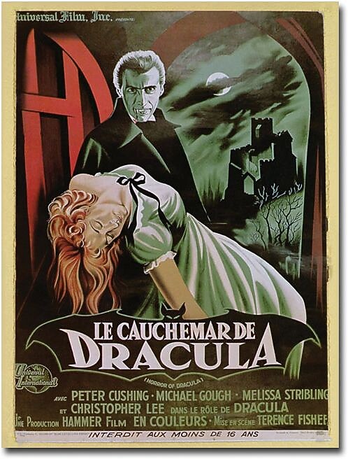Trademark Global "The Horror of Dracula" Canvas Art, 24" x 18"