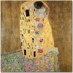 Trademark Global Gustav Klimt "The Kiss 1907 8" Canvas Art, 24" x 24"