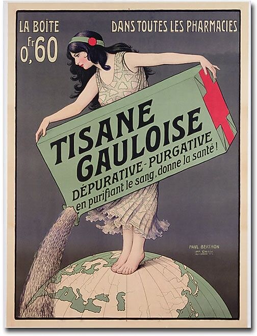 Trademark Global "Paul Brethon Tisana Gauloise 1900" Canvas Art, 24" x 18"