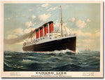 Trademark Global Fred Pansing "Cunard Line, 1908" Canvas Art, 24" x 32"