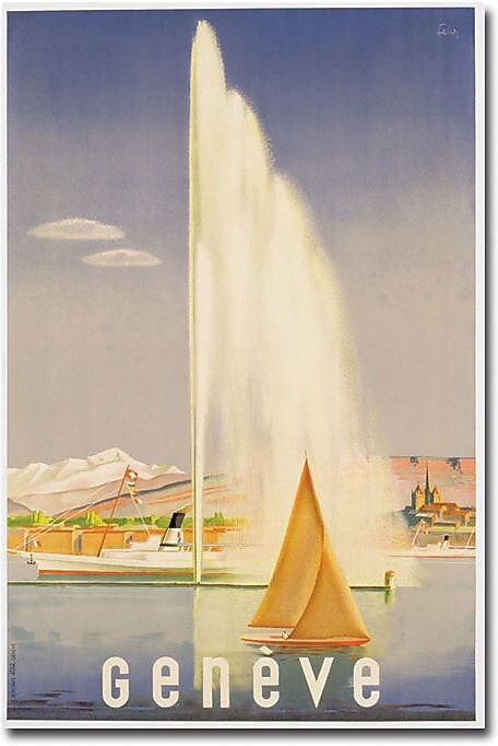 Trademark Global Fehr "Geneva, 1937" Canvas Art, 24" x 16"