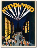 Trademark Global Ochoa "Nuovo Mondo Tadio City 1928" Canvas Art, 47" x 35"