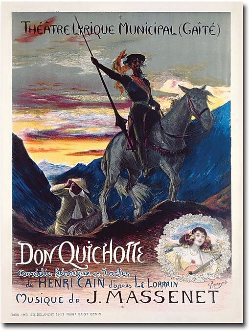 Trademark Global Georges Rochegrosse "Don Quichotte, 1910" Canvas Art, 47" x 35"