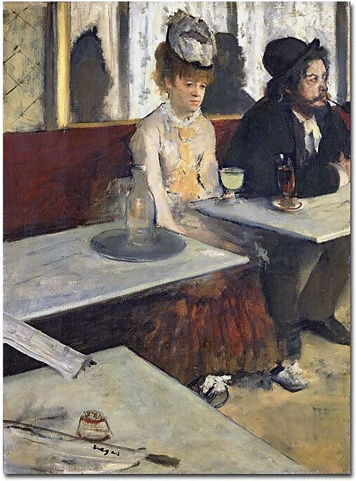 Trademark Global Edgar Degas "Absinthe, 1875-76" Canvas Art, 32" x 24"