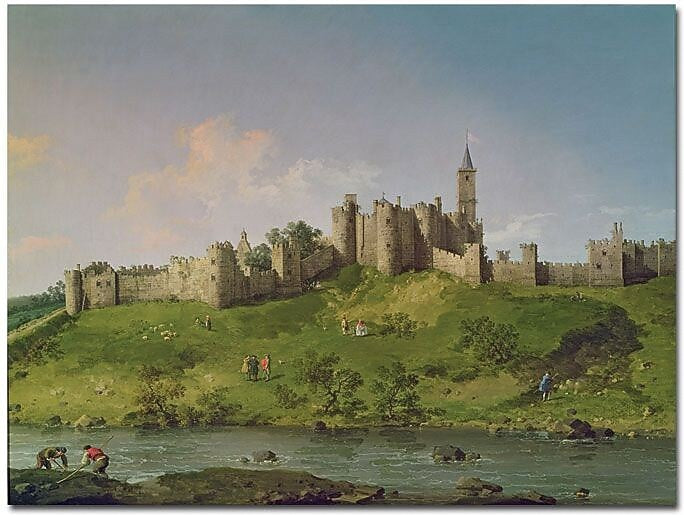 Trademark Global Canatello "Alnwick Castle" Canvas Art, 18" x 24"