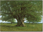 Trademark Global Gustave Courbet "The Oak of Flagey" Canvas Art, 24" x 32"