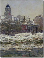 Trademark Global Claude Monet "The Church at Vetheuil 1879" Canvas Art, 19" x 14"