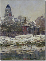 Trademark Global Claude Monet "The Church at Vetheuil 1879" Canvas Art, 24" x 18"