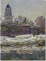 Trademark Global Claude Monet "The Church at Vetheuil 1879" Canvas Art, 47" x 35"