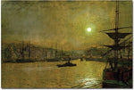 Trademark Global John Atkinson Grimshaw "Whitby" Canvas Art, Impressionist, 30" x 47" (BL0094-C3047GG)