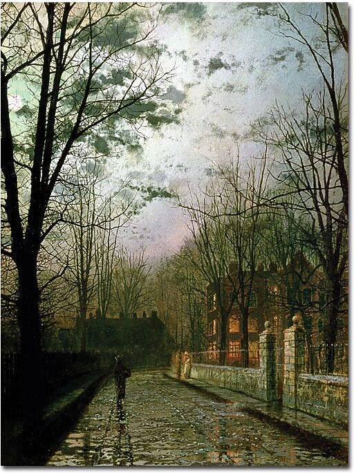 Trademark Global John Atkinson Grimshaw "After the Shower" Canvas Art, 19" x 14"