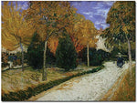 Trademark Global Vincent Van Gogh "Path in the Park at Arles 1888" Canvas Art, 18" x 24"