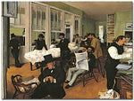 Trademark Global Edgar Degas "The Cotton Exchange, New Orleans, 1873" Canvas Art, 26" x 32"