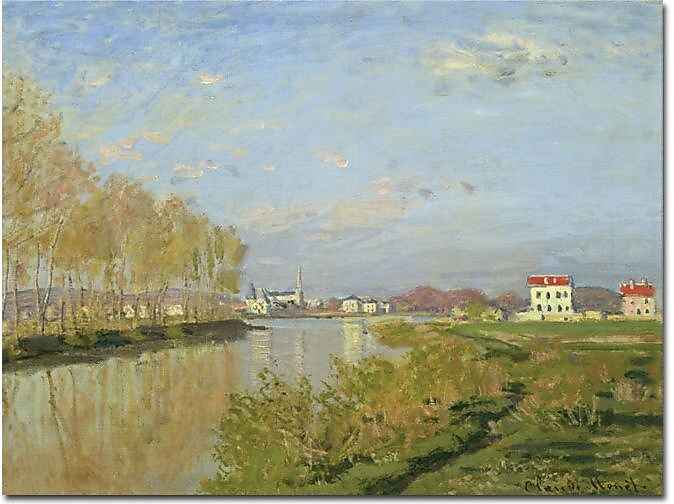 Trademark Global Claude Monet "The Seine at Argenteuil, 1873" Canvas Art, 18" x 24"
