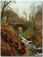 Trademark Global John Atkinson Grimshaw "March Morning" Canvas Art, 32" x 26"