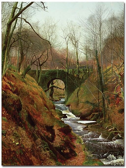 Trademark Global John Atkinson Grimshaw "March Morning" Canvas Art, 32" x 26"