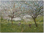 Trademark Global Ernest Quost "Apple Trees in Flower" Canvas Art, 18" x 24"