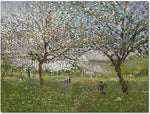 Trademark Global Ernest Quost "Apple Trees in Flower" Canvas Art, 35" x 47"