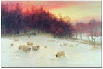 Trademark Global Joseph Farquharson "Glowing Evening Hours in the West" Canvas Art, 35" x 47"