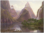 Trademark Global Eugen von Guerard "Milford Sounds, New Zeland" Canvas Art, 35" x 47"