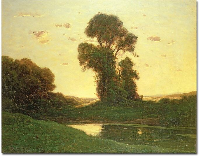 Trademark Global Henri Joseph Harpignies "View in the Campagna" Canvas Art, 35" x 47"