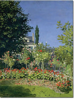 Trademark Global Claude Monet "Flowering Garden at Sainte Adresse" Canvas Art, 24" x 18"