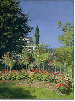 Trademark Global Claude Monet "Flowering Garden at Sainte Adresse" Canvas Art, 47" x 35"