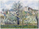 Trademark Global Camille Pissarro "The Garden at Pontoise 1877" Canvas Art, 26" x 32"
