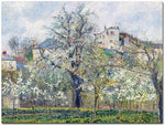 Trademark Global Camille Pissarro "The Garden at Pontoise 1877" Canvas Art, 35" x 47"