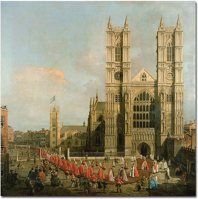 Trademark Global Canaletto "Procession of the Knights" Canvas Art, 24" x 24"
