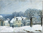 Trademark Global Alfred Sisley "Place du Chenil, Snow, 1876" Canvas Art, 18" x 24"