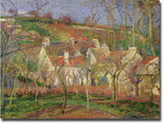 Trademark Global Camille Pissarro "The Red Roofs, Winter, 1877" Canvas Art, 26" x 32"