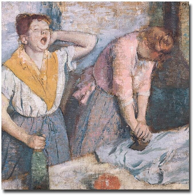 Trademark Global Edgar Degas "The Laundresses, 1884" Canvas Art, 24" x 24"