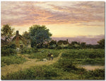 Trademark Global Benhamin Leader "Worcestershire Cottages 1912" Canvas Art, 18" x 24"