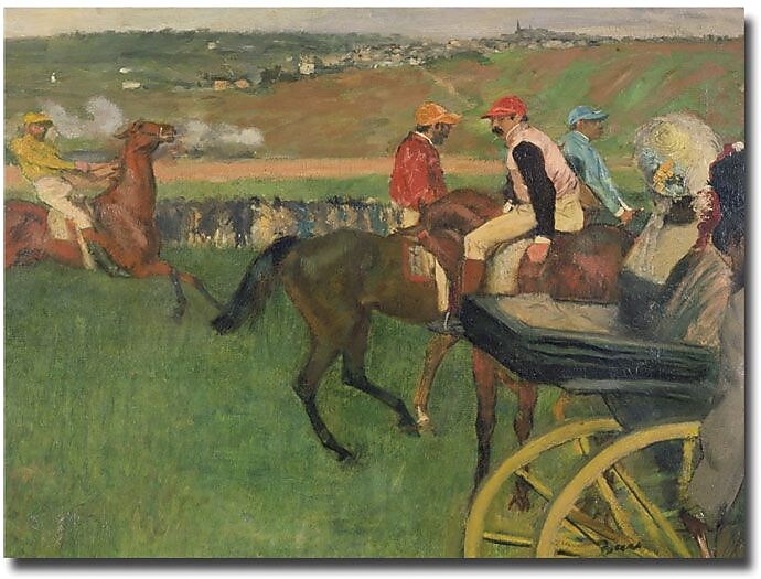 Trademark Global Edgar Degas "The Race Course" Canvas Art, 18" x 24"