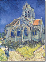 Trademark Global Vincent Van Gogh "Church at Auvers-sur-Oise, 1890" Canvas Art, 18" x 24"