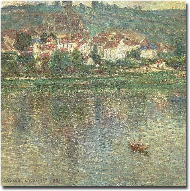 Trademark Global Claude Monet "Vetheuil 1901" Canvas Art, 24" x 24"