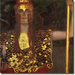 Trademark Global Gustav Klimt "Minerva" Canvas Art, 35" x 35"