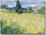 Trademark Global Vincent Van Gogh "Landscape with Green Corn, 1889" Canvas Art, 26" x 32"
