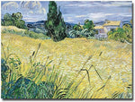 Trademark Global Vincent Van Gogh "Landscape with Green Corn, 1889" Canvas Art, 35" x 47"
