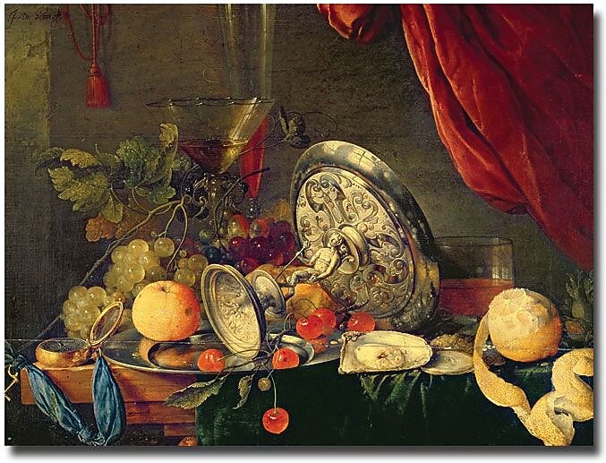 Trademark Global Jan Davidz de Heem "Still Life" Canvas Art, 35" x 47"