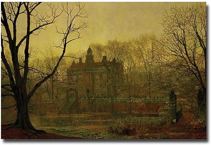 Trademark Global John Atkinson Grimshaw "In the Gloaming, 1878" Canvas Art, 16" x 24"