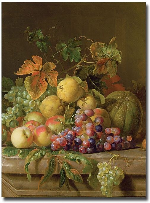 Trademark Global Jacob Bogdany "A Fruit Still Life" Canvas Art, 47" x 35"