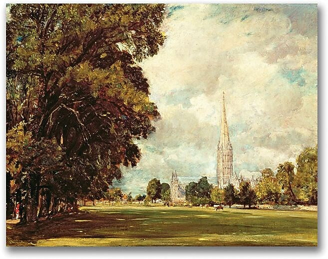 Trademark Global John Constable "Salisbury Cathedral" Canvas Art, 18" x 24"