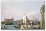 Trademark Global Canaletto "The Punta Della Dogana" Canvas Art, 35" x 47"