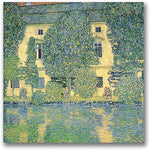 Trademark Global Gustav Klimt "The Schloss Kammer on the Atterse" Canvas Art, 24" x 24"