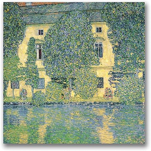 Trademark Global Gustav Klimt "The Schloss Kammer on the Atterse" Canvas Art, 24" x 24"