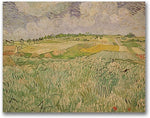 Trademark Global Vincent Van Gogh "The Plains of Auvers" Canvas Art, 18" x 24"