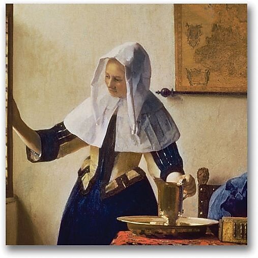 Trademark Global Jan Vermeer "Young Woman with a Water Jug" Canvas Art, 24" x 24"